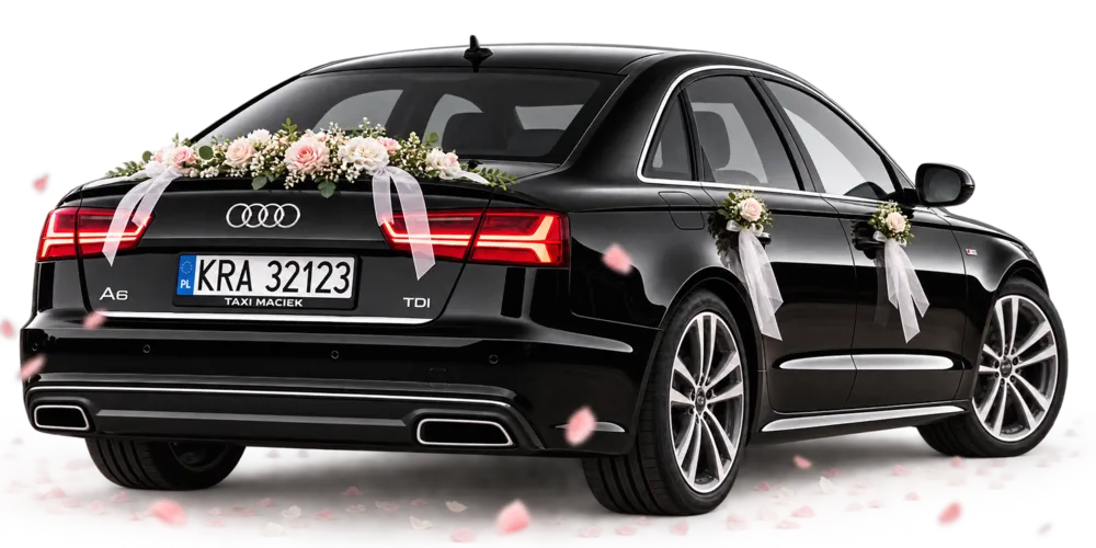Samochód na wesele Skawina - eleganckie Audi