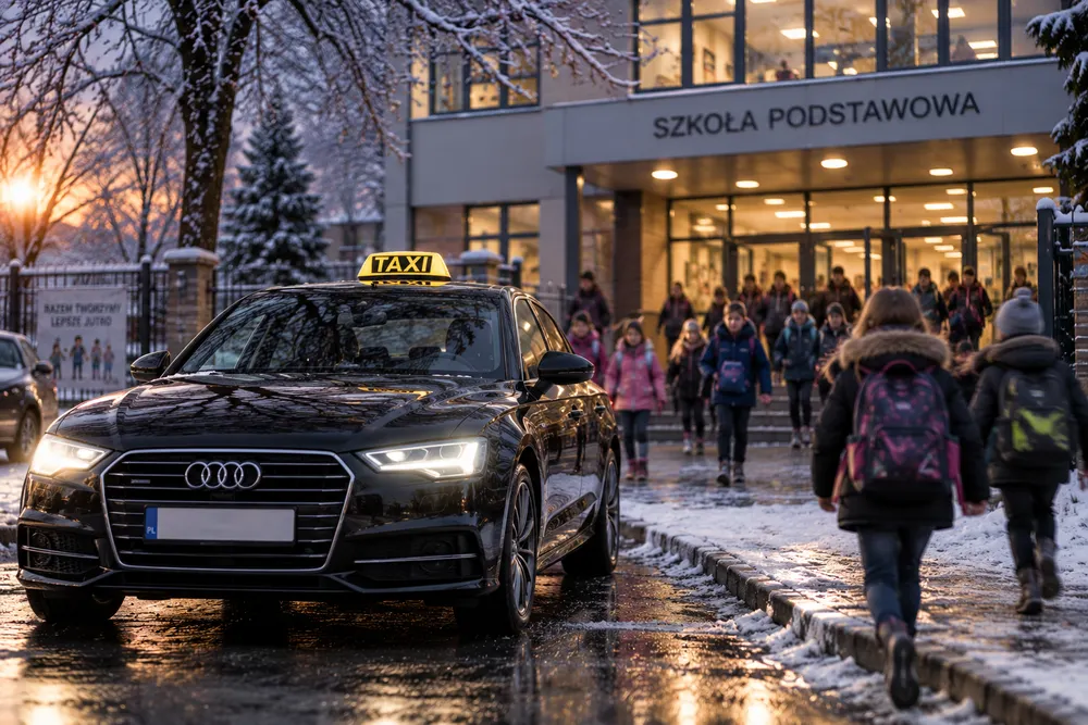 taxi dla dzieci Kraków - Odbiór dziecka ze szkoły